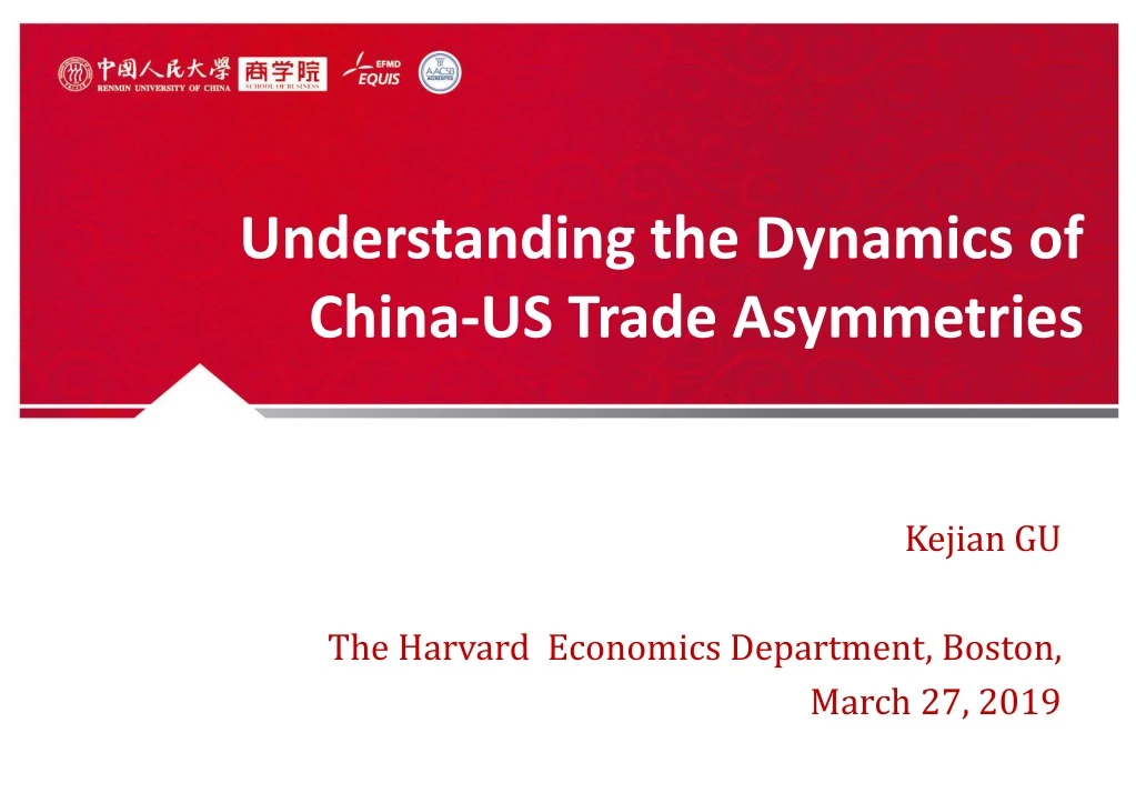 understanding the dynamics of china us trade asymmetries