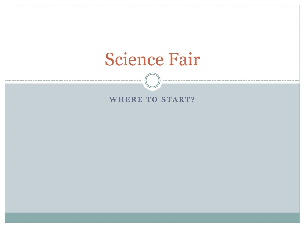 science fair