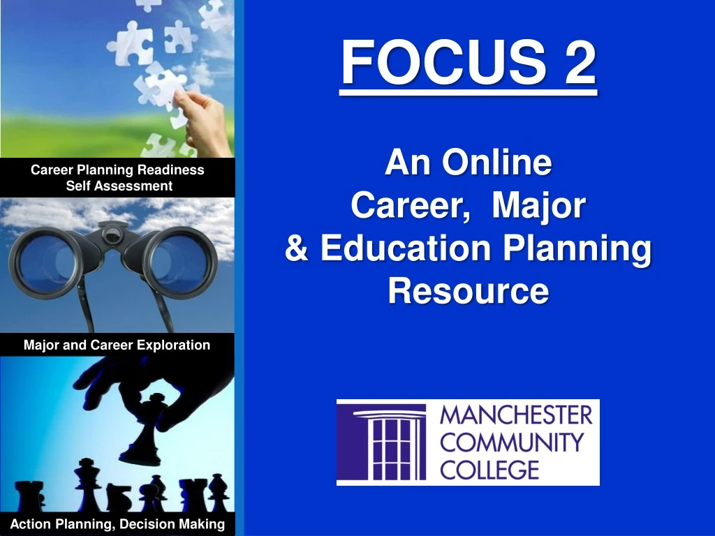 focus 2 an online career major education planning