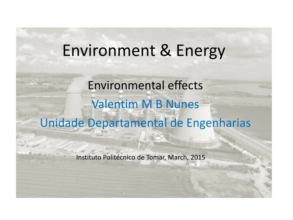 environment energy