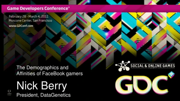 Nick Berry President, DataGenetics