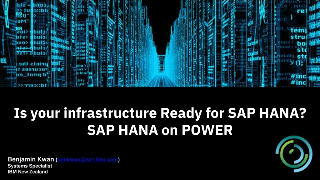 is your infrastructure ready for sap hana