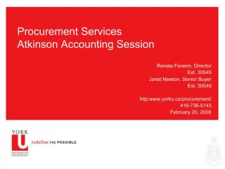 Procurement Services Atkinson Accounting Session - slide 1