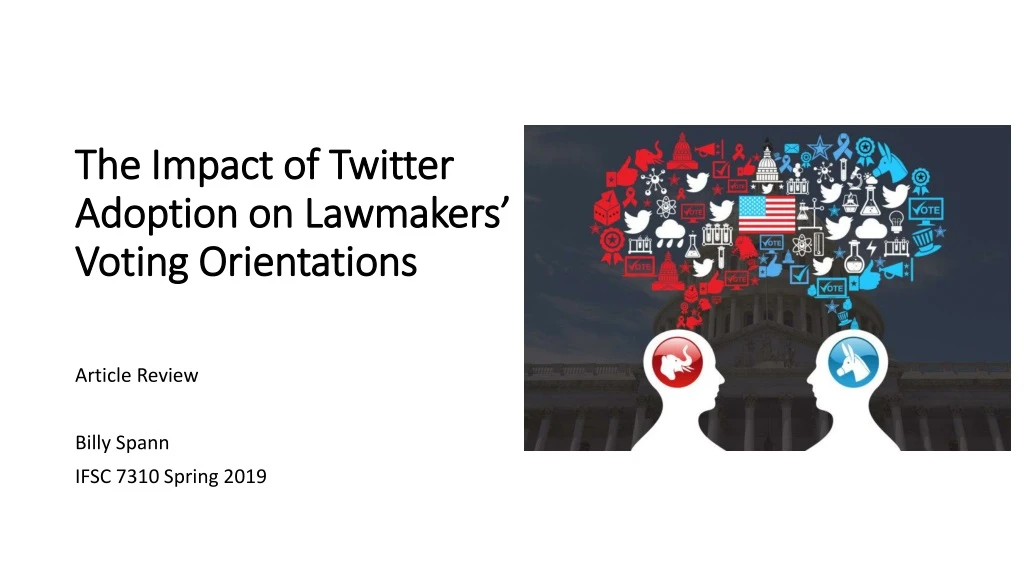 the impact of twitter adoption on lawmakers voting orientations