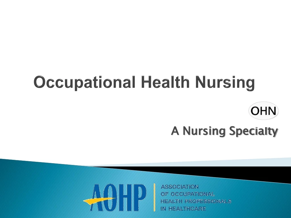 occupational health nursing