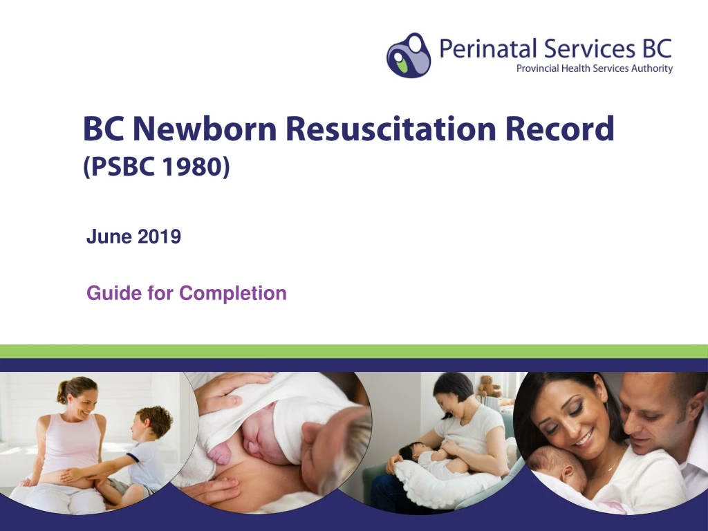 bc newborn resuscitation record psbc 1980