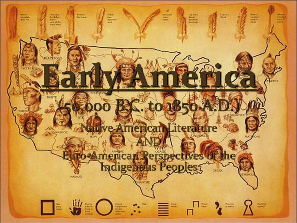 early america 50 000 b c to 1850 a d