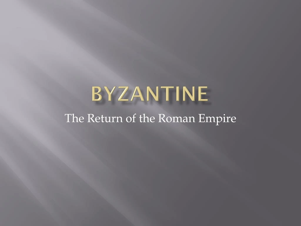 byzantine