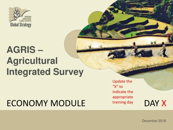 AGRIS – Agricultural Integrated Survey