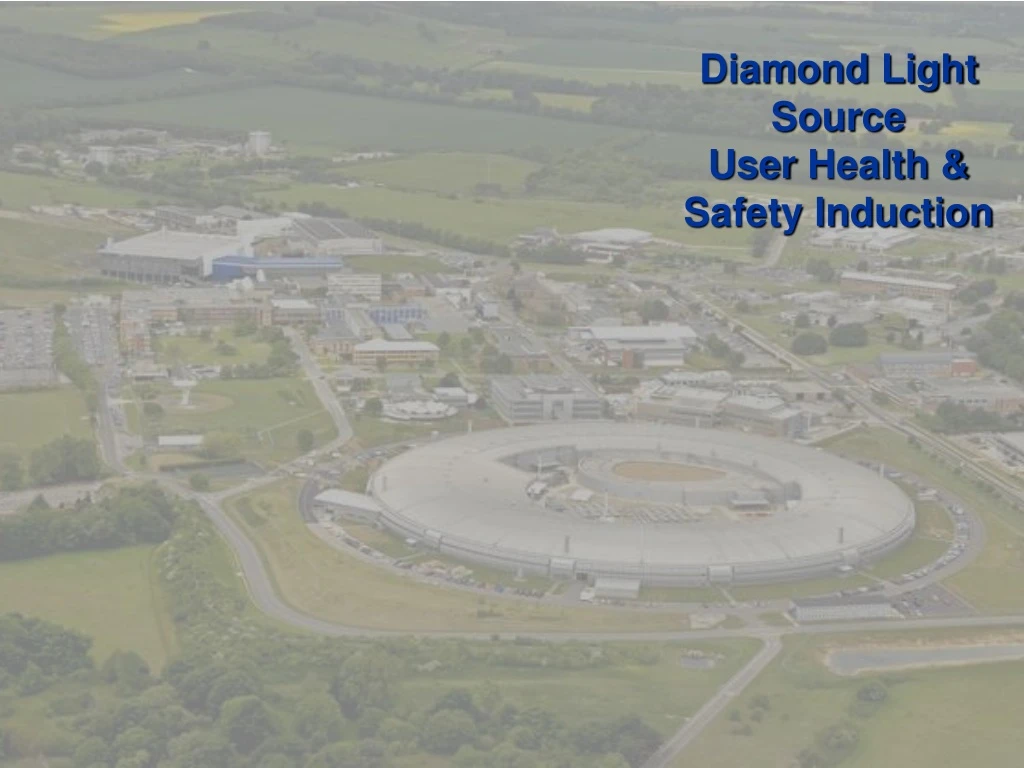 diamond light source user health safety induction