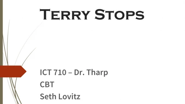 Terry Stops