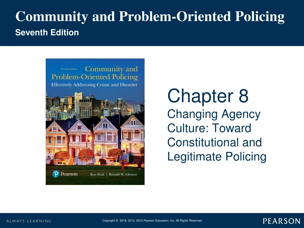 community and problem oriented policing