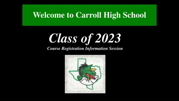 Welcome to Carroll High School