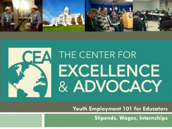 Youth Employment 101 for Educators Stipends, Wages, Internships