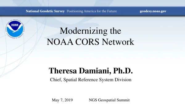 Modernizing the NOAA CORS Network