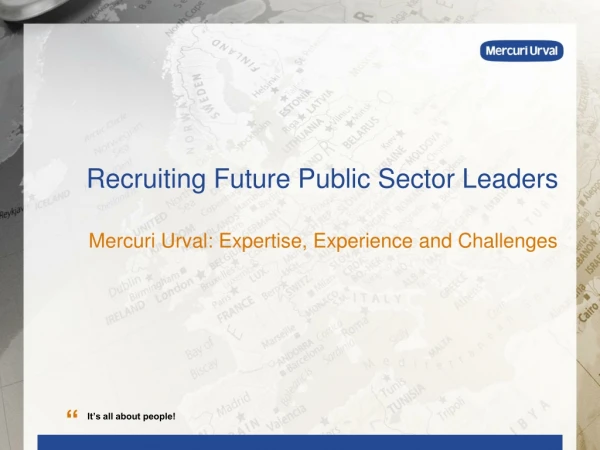 Recruiting Future Public Sector Leaders