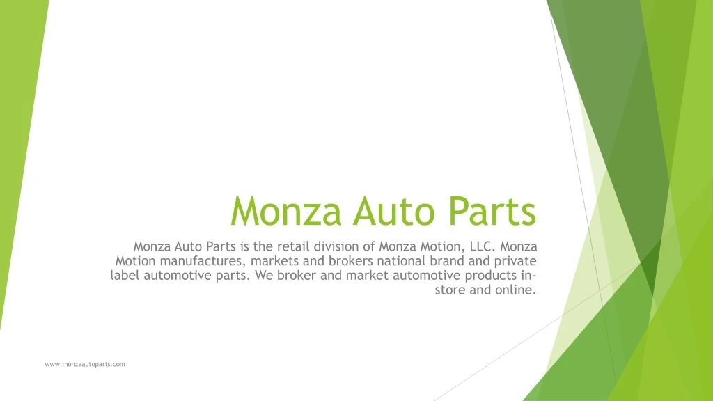 monza auto parts