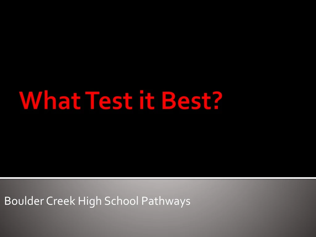 boulder creek high school pathways