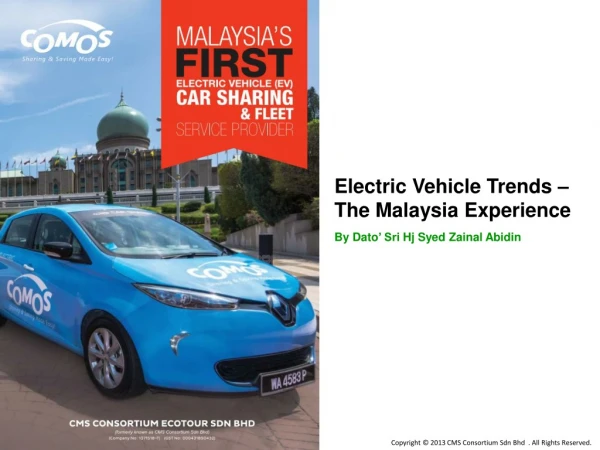Electric Vehicle Trends – The Malaysia Experience