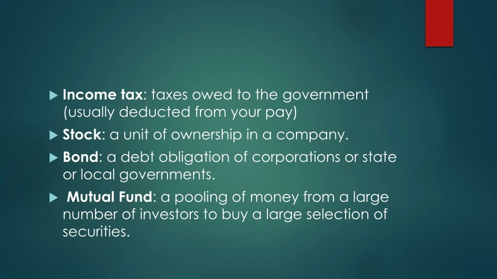 income tax taxes owed to the government usually