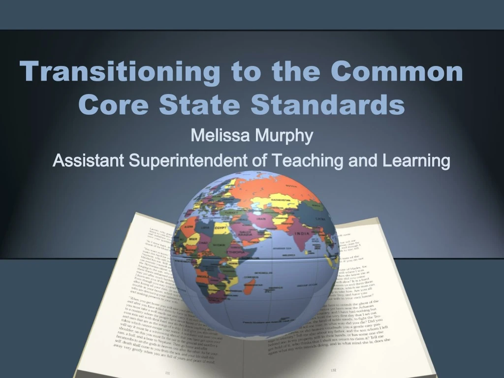 transitioning to the common core state standards