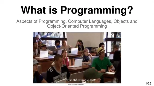 What is Programming?