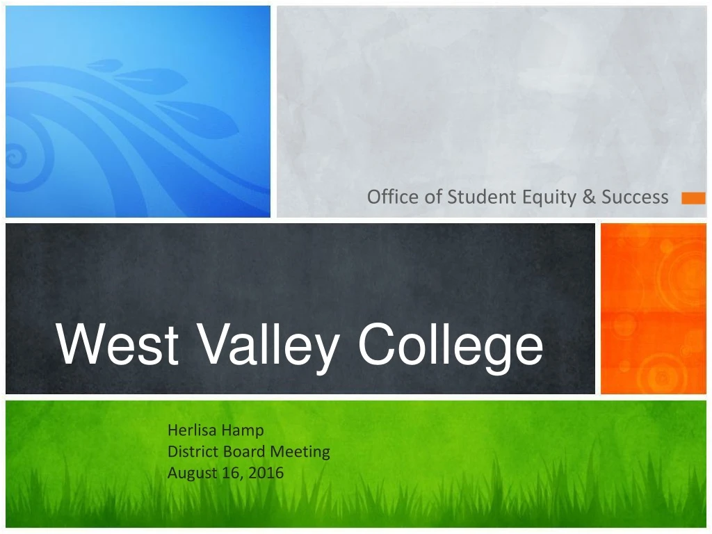 west valley college