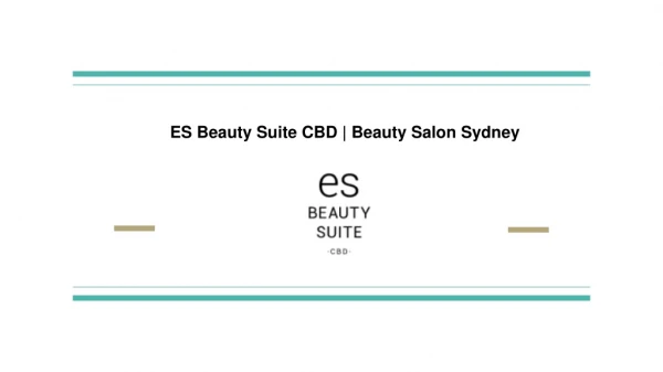 Nails Salons Near me - ES Beauty Suite CBD