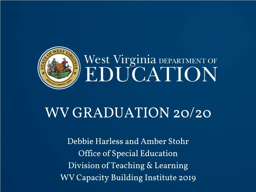 wv graduation 20 20