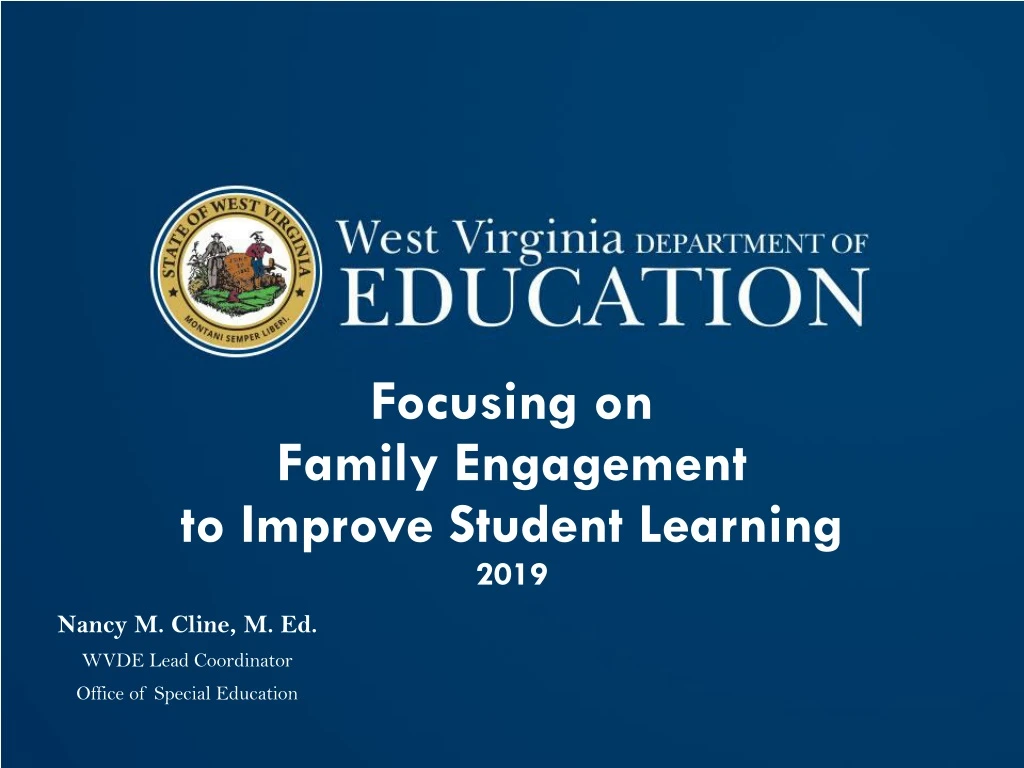 focusing on family engagement to improve student learning 2019