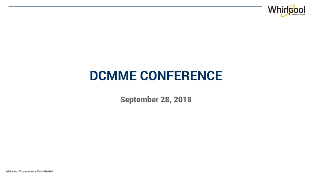 dcmme conference