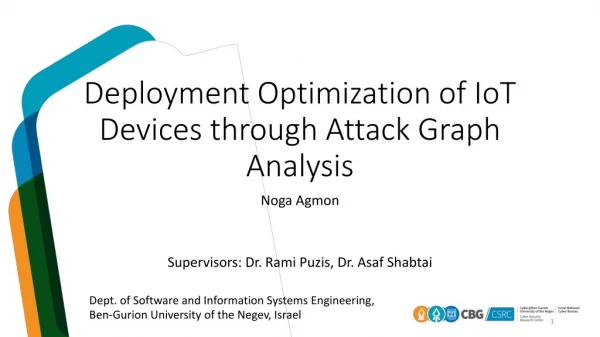 Deployment Optimization of IoT Devices through Attack Graph Analysis