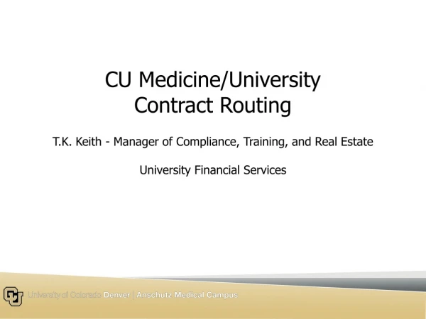 CU Medicine Member Practice Plan