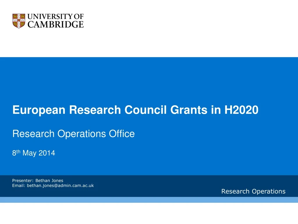 european research council grants in h2020