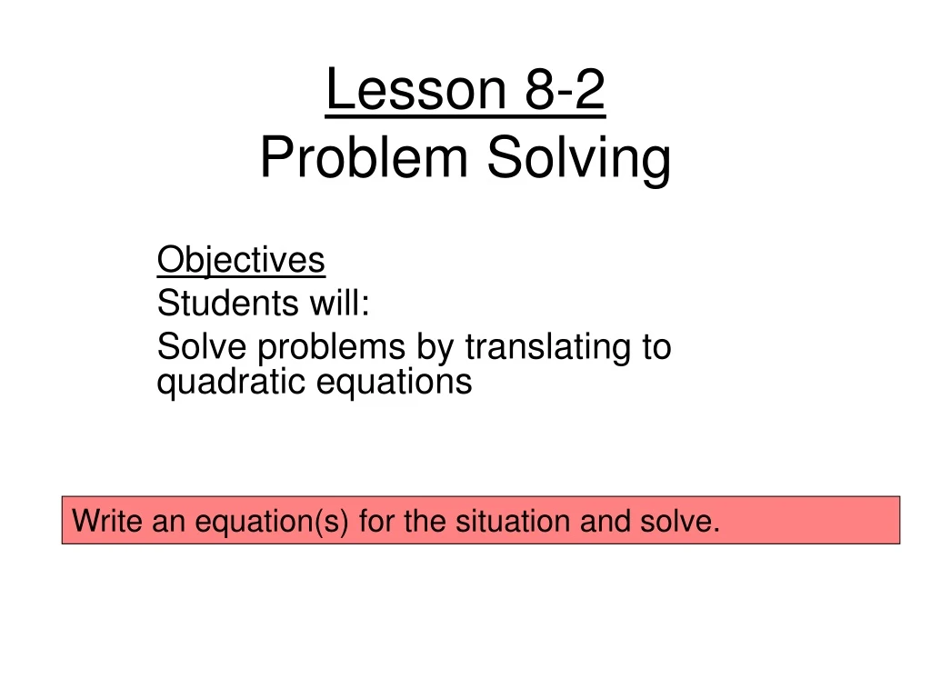 lesson 8 2 problem solving