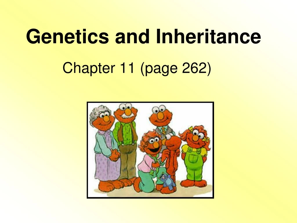 genetics and inheritance