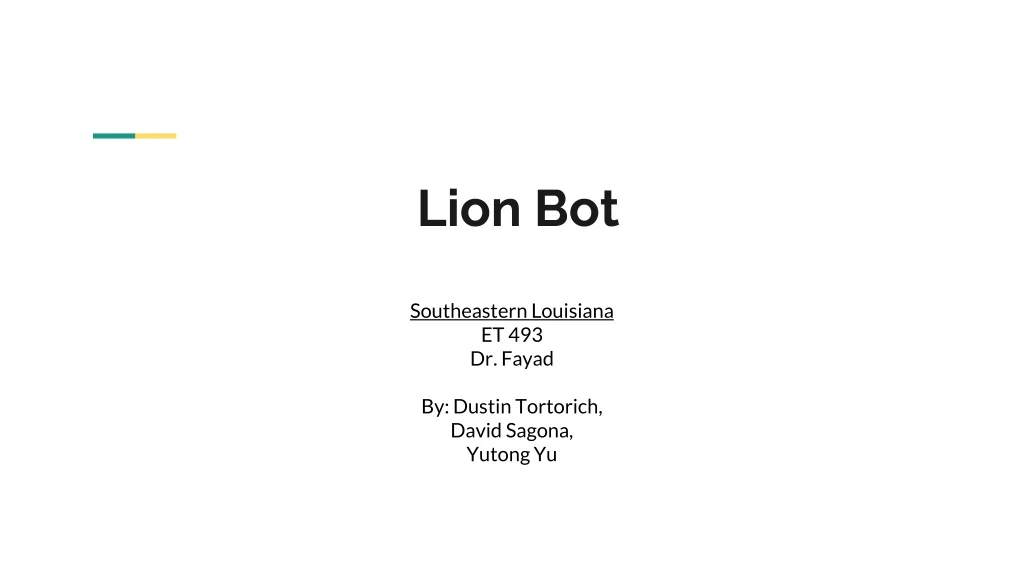 lion bot