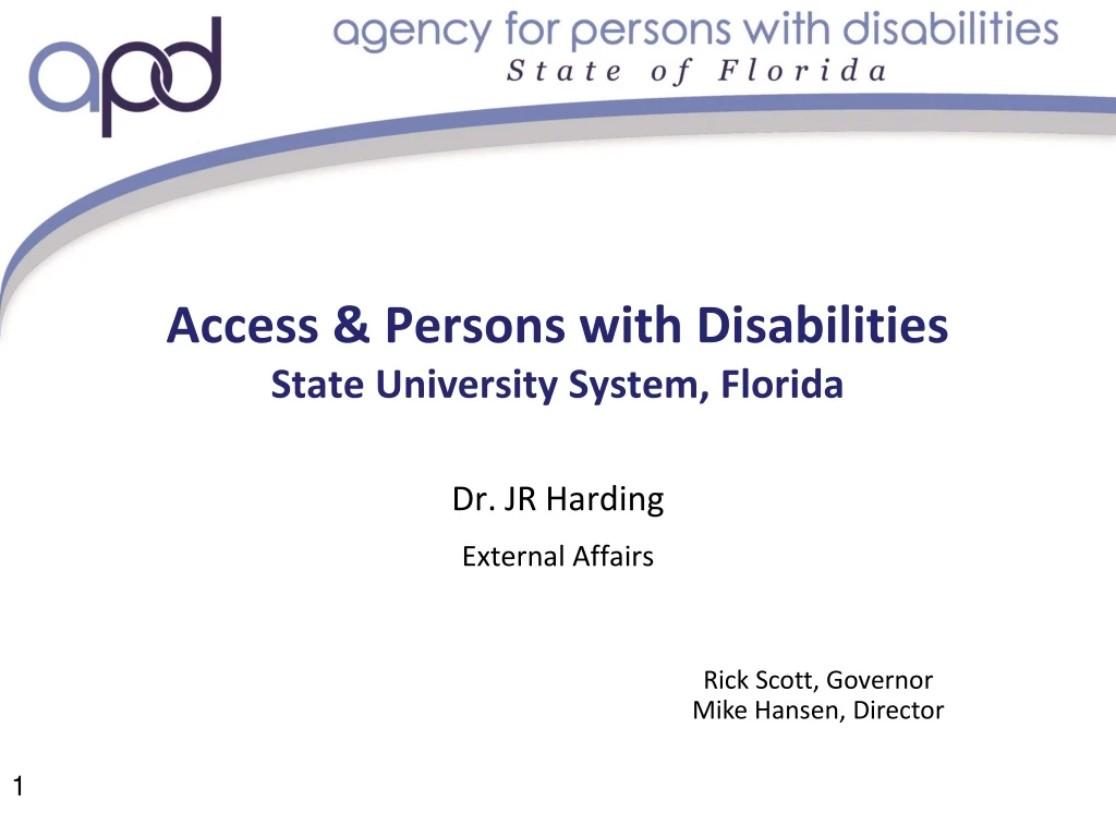 access persons with disabilities state university system florida