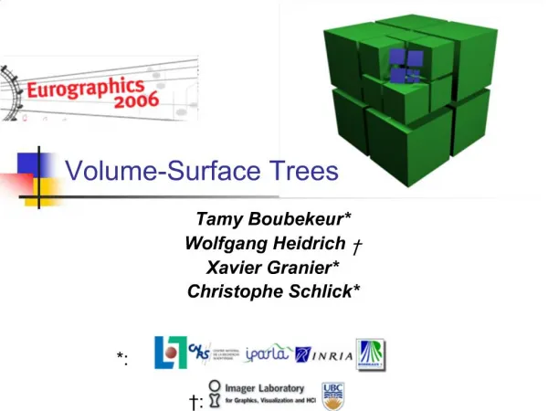 Volume-Surface Trees