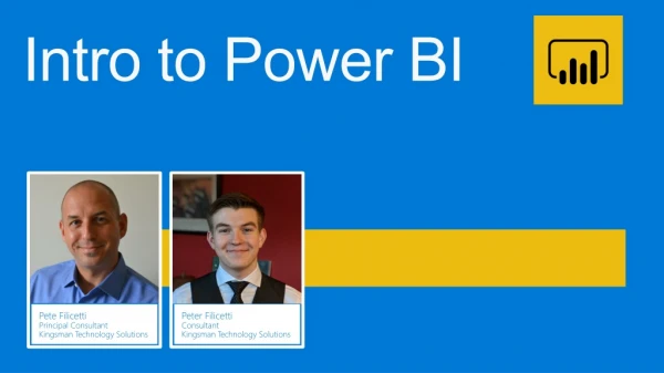 Intro to Power BI