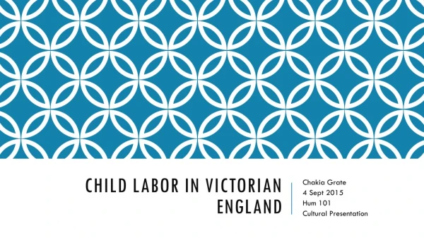 Child labor in Victorian England