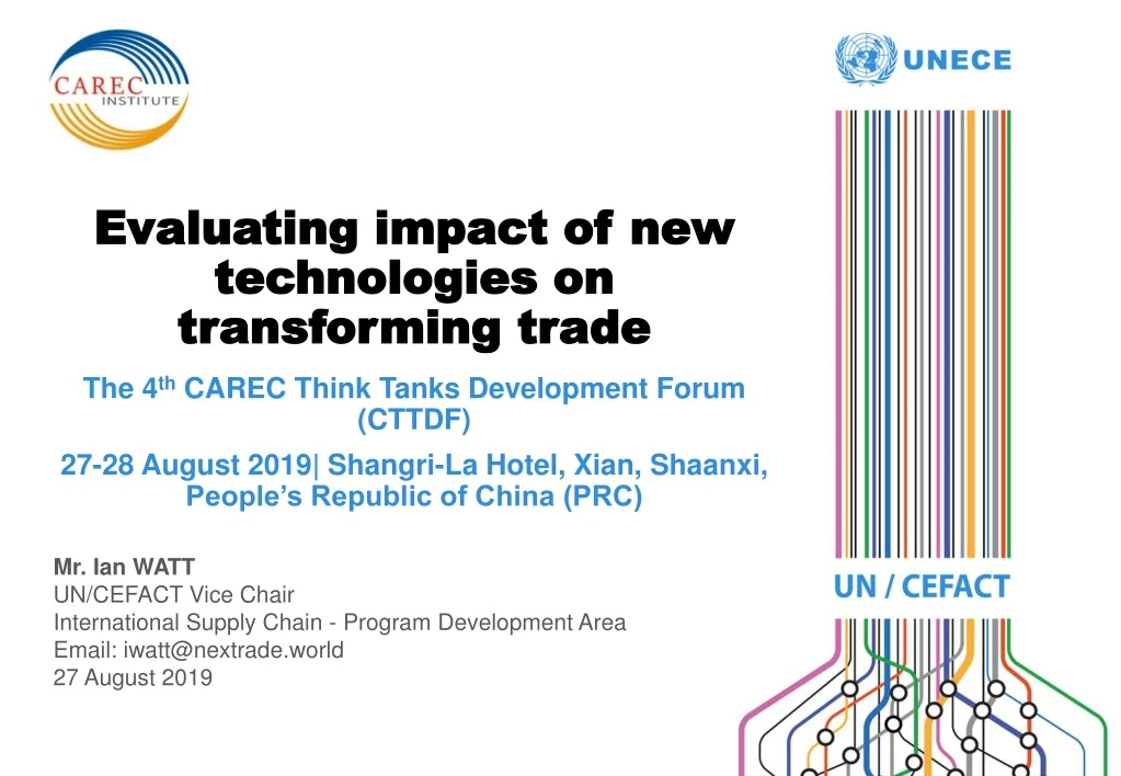 evaluating impact of new technologies on transforming trade