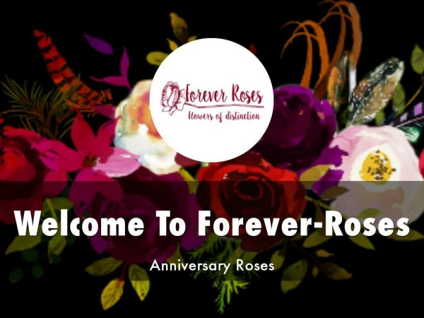 Information Presentation Of Forever-Roses