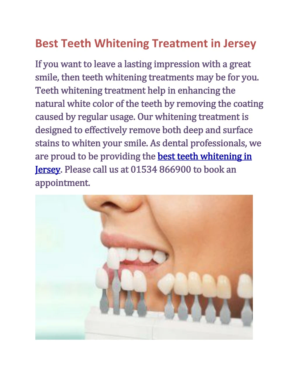 best teeth whitening treatment in jersey