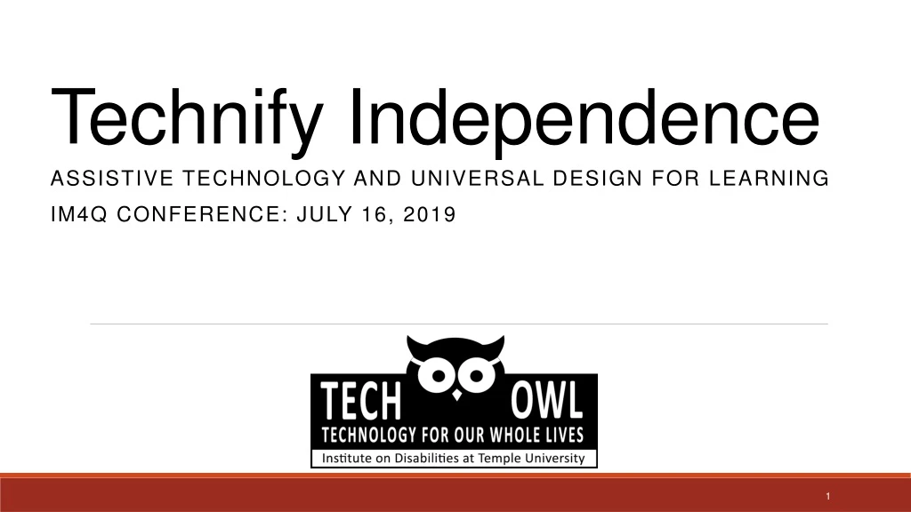 technify independence