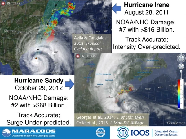 Hurricane Irene August 28, 2011 NOAA/NHC Damage: #7 with &gt;$ 16 Billion. Track Accurate;