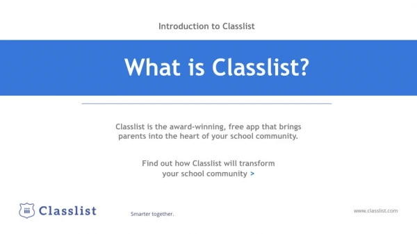 What is Classlist ?