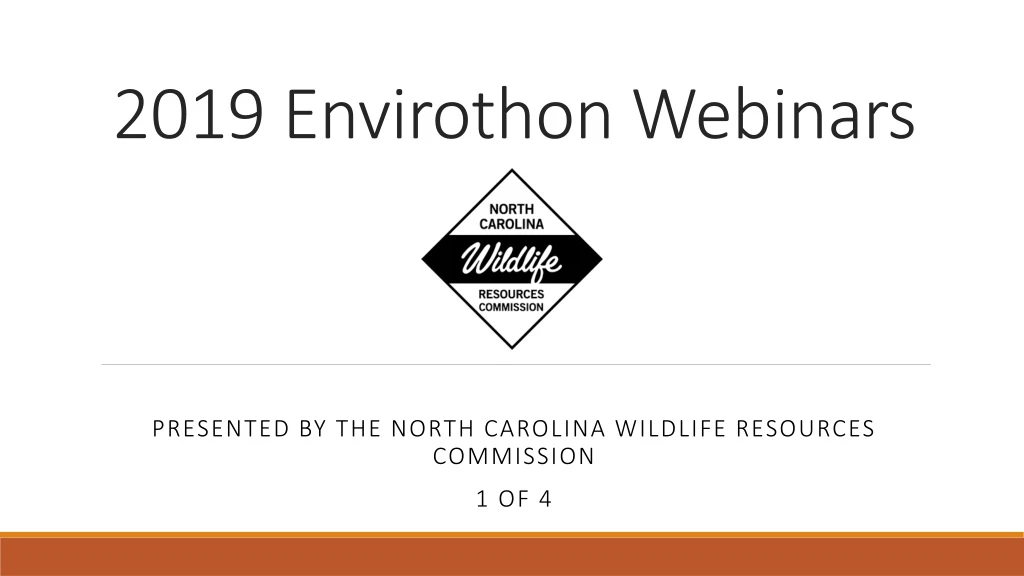 2019 envirothon webinars