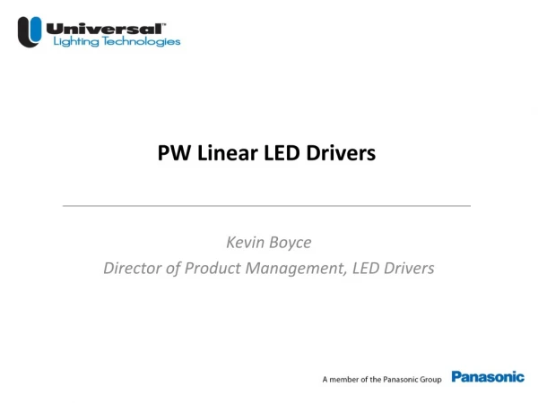 PW Linear LED Drivers