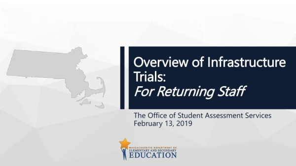 Overview of Infrastructure Trials: For Returning Staff